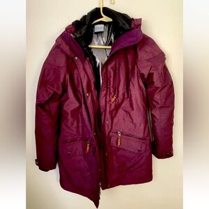 COLUMBIA WOMEN’S NORDIC POINT INTERCHANGE Winter SKI Jacket SMALL Double Layered